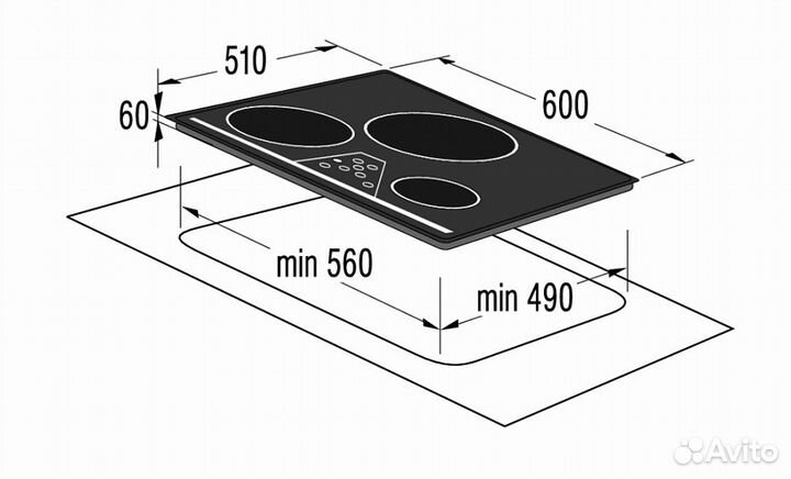 Электрическая поверхность gorenje it 630 bc