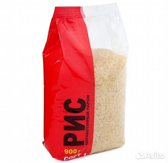 Рис Надежда Пропаренный 900г Надежда