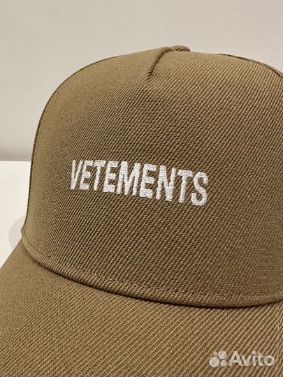 Vetements бейсболка
