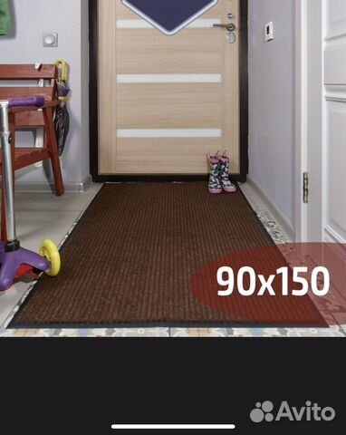 Коврик придверный размер 90х150