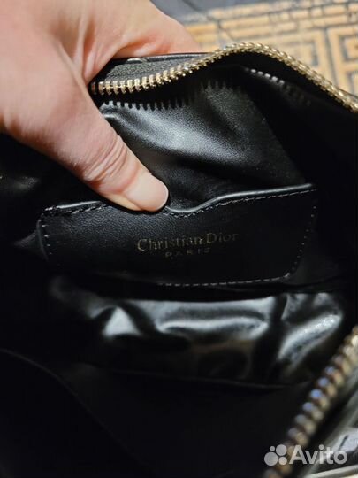 Новая кожаная сумка Cristian dior