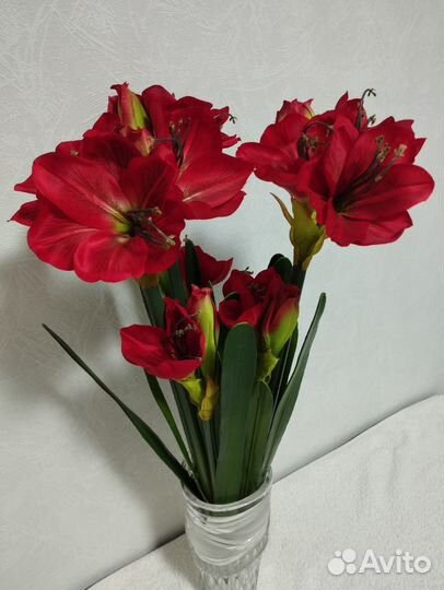 Искусственные цветы букет 3 ветки