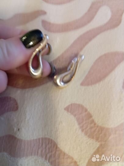 Серьги серебро