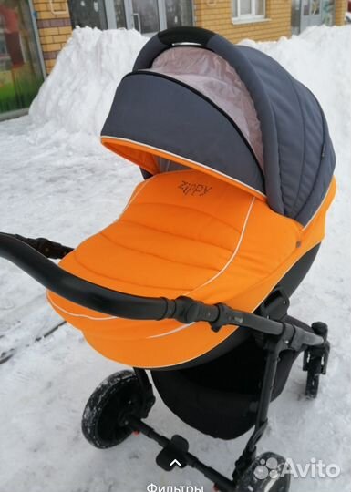 Коляска 3 в 1 zjppy