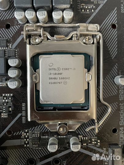 Процессор intel core i3 10100f