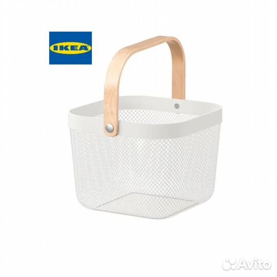 Корзина белая Икеа Рисаторп в наличии, новая