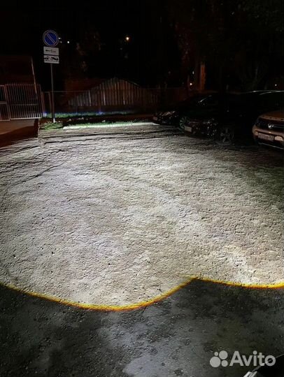 Противотуманные линзованные LED фар nissan