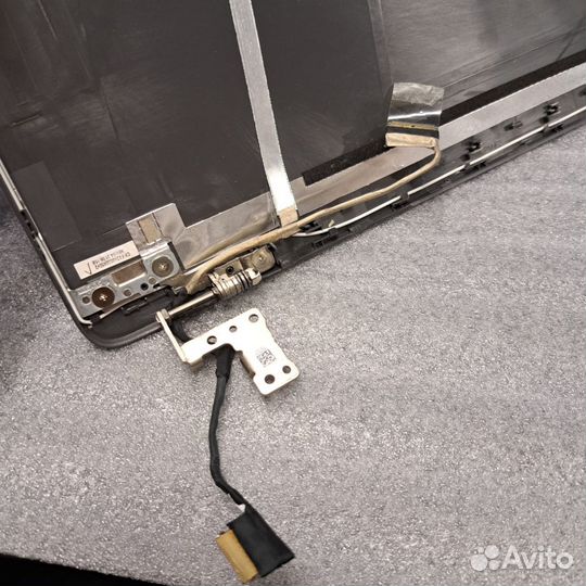Крышка матрицы серая HP 15-DW, петли, шлейф