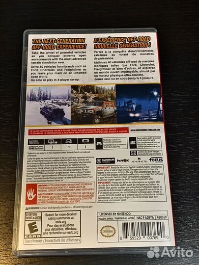 Snowrunner nintendo switch