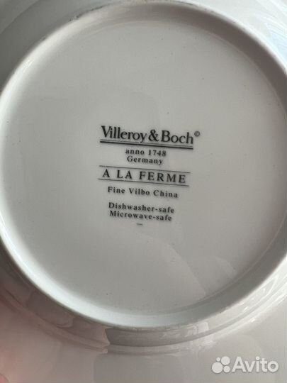 Предметы сервиза Villeroy&Boch, A La Ferme