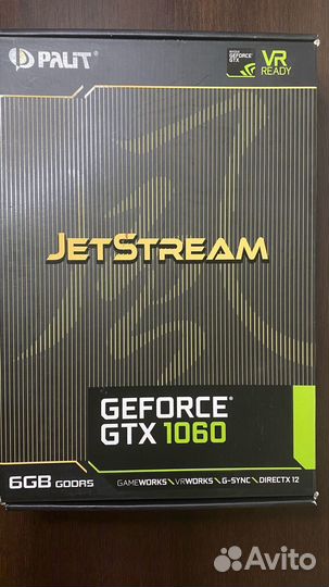 Видеокарта palit GTX1060 6GB Super Jetstream