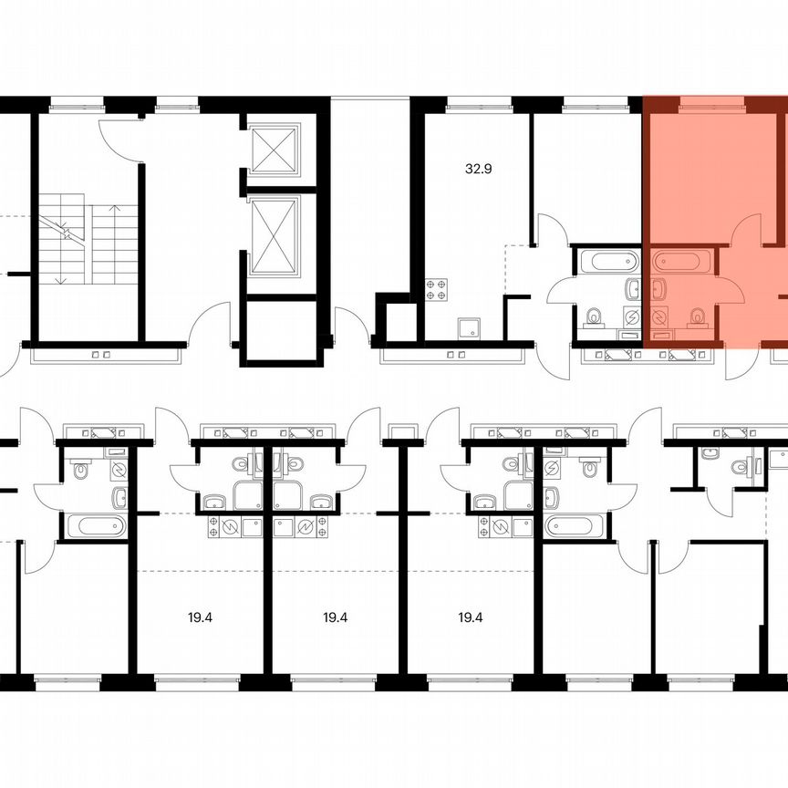 1-к. квартира, 35 м², 11/14 эт.