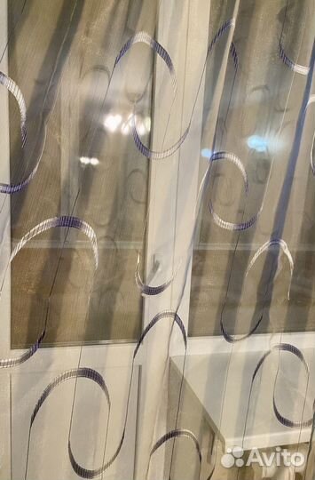 Тюль новый на шторной ленте Турция