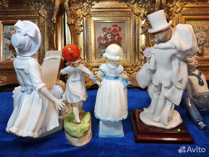 Статуэтки.Capodimonte.Дни недели.Royal Worcester