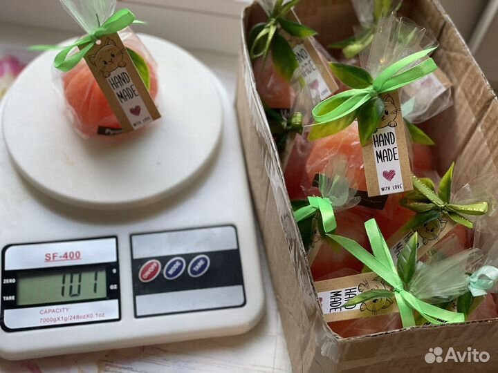 Мандарины, мыло ручной работы