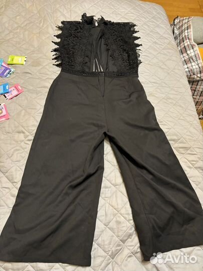 Кружевной комбинезон с открытой спинкой 46-48