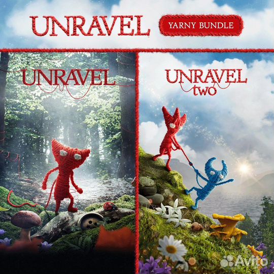 Unravel 1 и 2 часть PS4 PS5