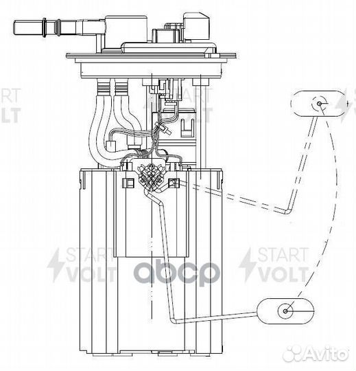 Модуль топл. насоса для а/м Lifan Solano (08)