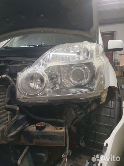 Ремонт фар установка линз