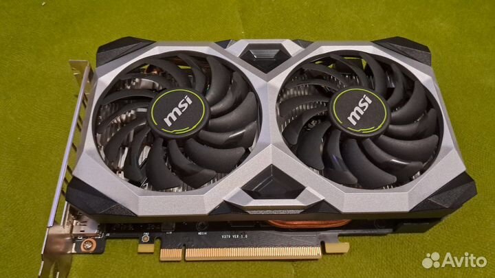 GeForce GTX 1660 MSI ventus XS 6G OC 6гб gddr5