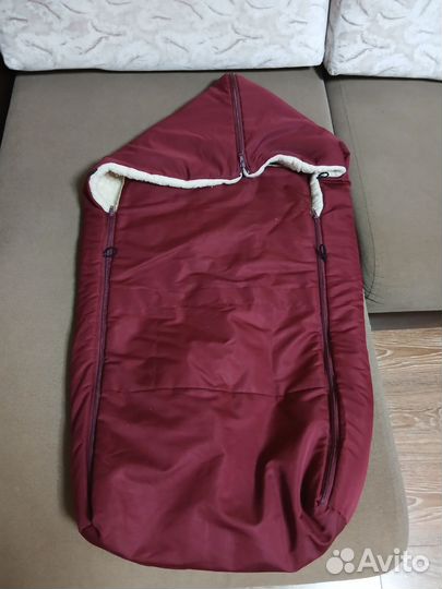 Зимний конверт на овчине