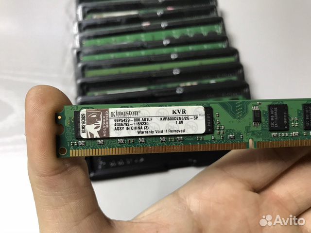 Оперативная память DDR2 2Gb Kingston (оригинал)