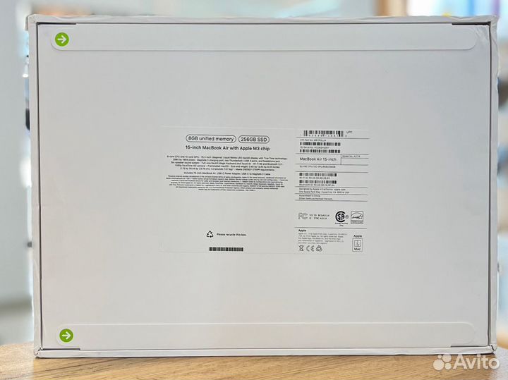 Новый MacBook Air 15 M3 (2024) 8/256GB SLV