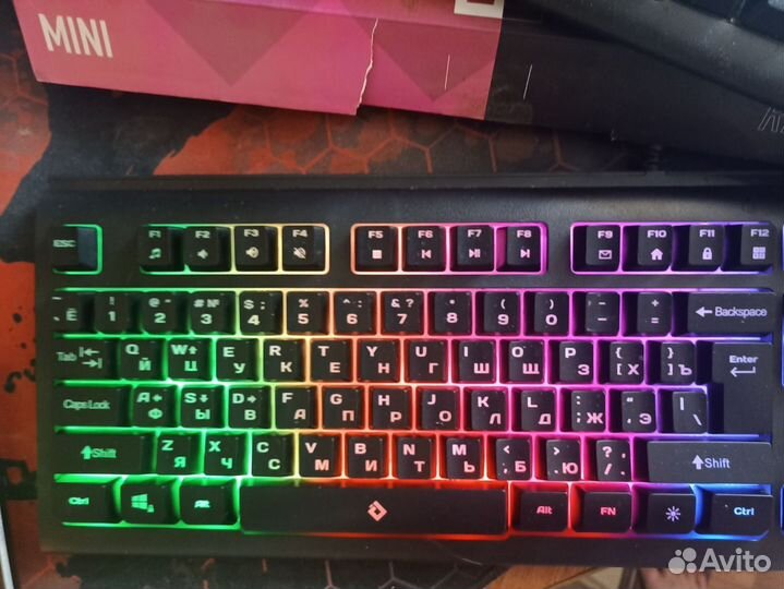 Проводная игровая клавиатура Red Square Mini Black