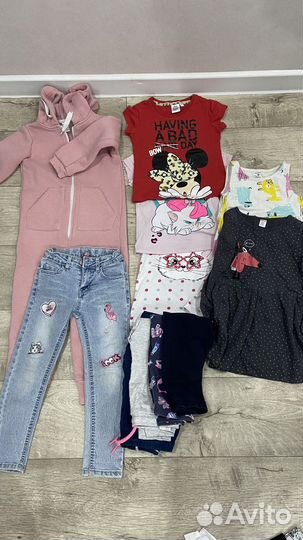 Вещи пакетом на девочку 110 размер