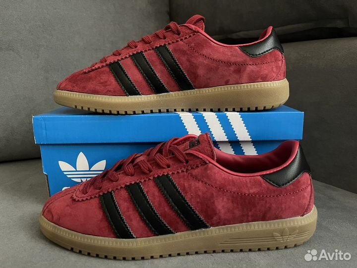 Кроссовки adidas bermuda burgundy