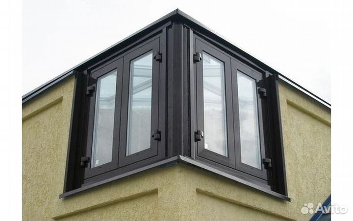 Алюминиевые балконные рамы-купе