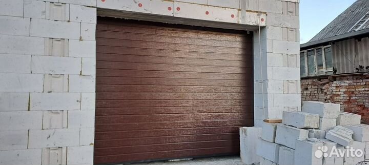 Секционные гаражные ворота Alutech