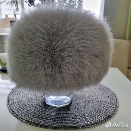 Шапка из песца женская