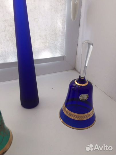 Колокольчик хрустальный /штрафной бокал, рюмка