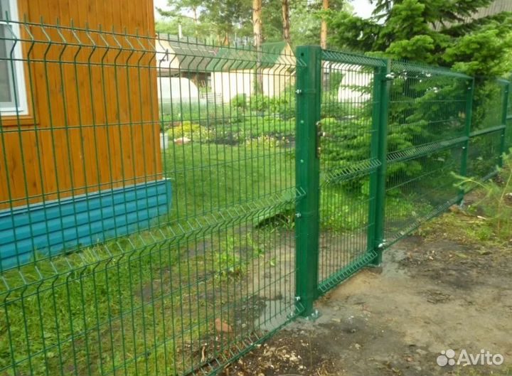 Забор из 3D сетки замер бесплатно под ключ