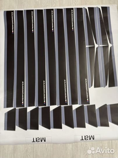 Наклейки performance, акцентные полосы BMW 3 G 20