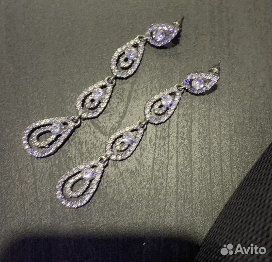 Серьги крупные бижутерия