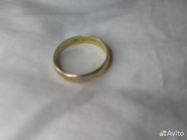 Золотое обручальное кольцо СССР,583