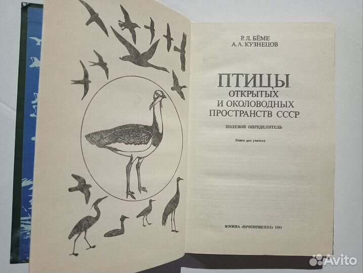 Птицы открытых и околоводных пространств СССР