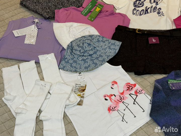 Вещи пакетом на девочку 110 116