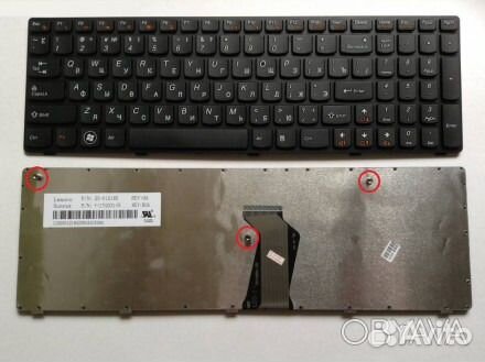 Клавиатура для ноутбука lenovo B590, G580, V580