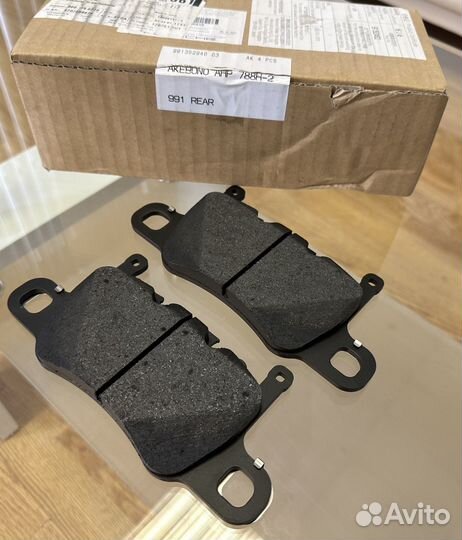 Тормозные колодки задние, Porsche 911, Turbo S