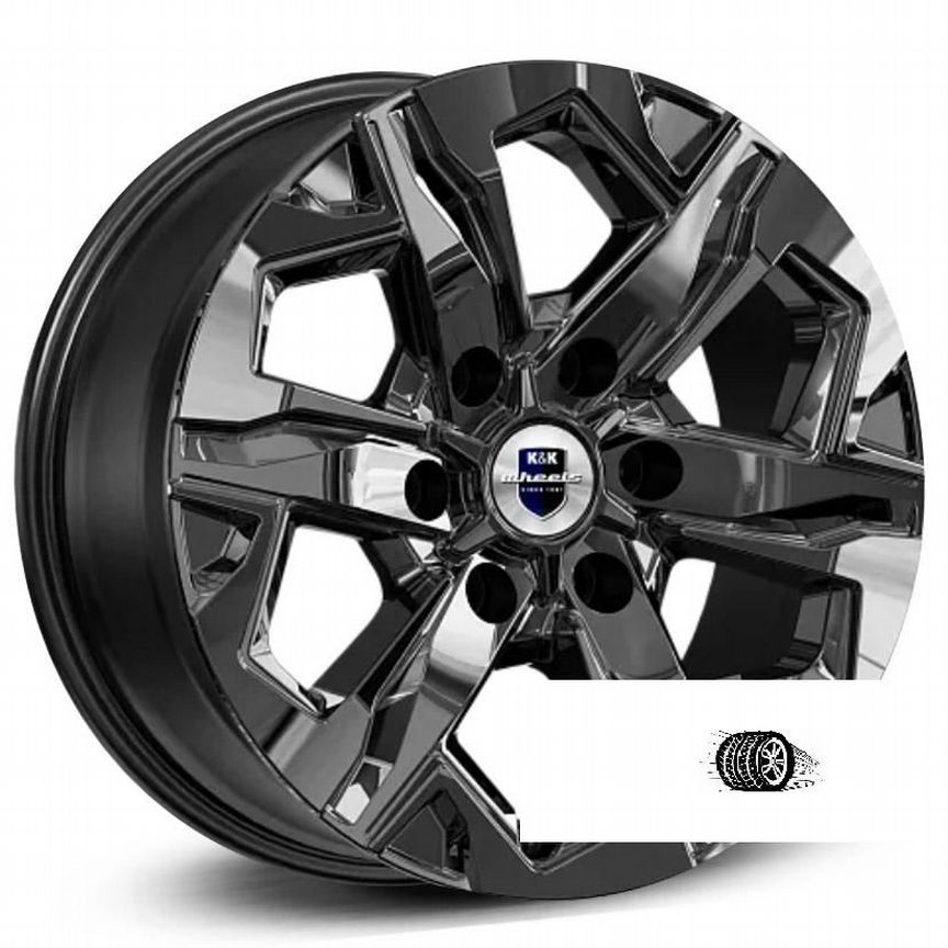 Литые диски K&K 7.5×R17 6×139.7