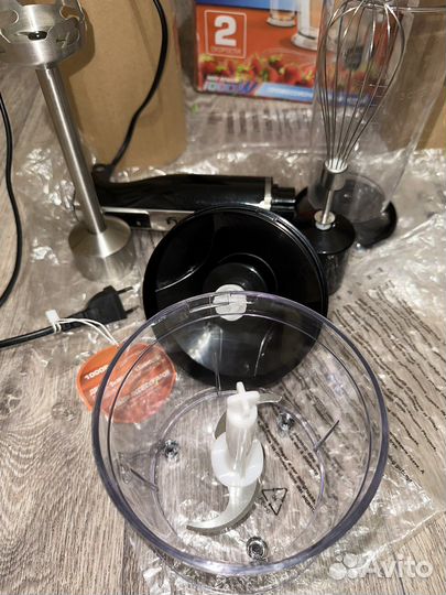 Блендер погружной 3в1 новый