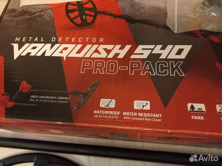 Металлоискатель minelab vanquish 540 pro pack