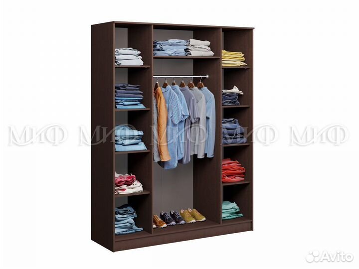 Шкаф Жасмин 4х створчатый