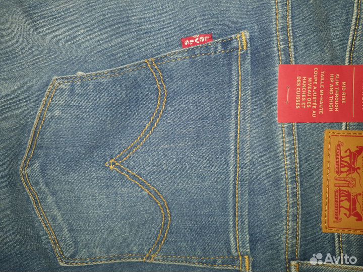 Новые джинсы Levi's 714 Straight оригинал
