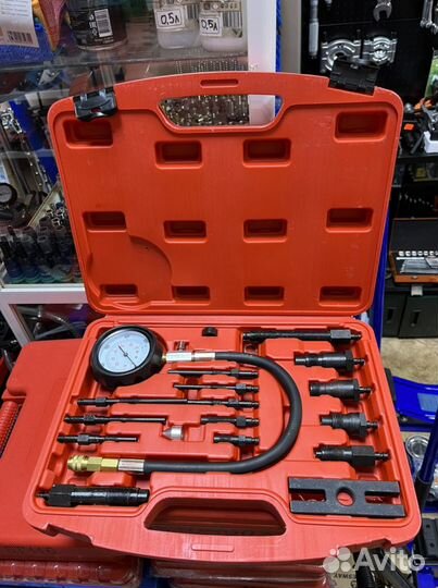 Компрессометр для дизельных двс с адаптерами