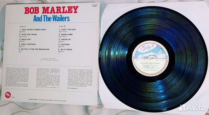 Bob Marley The Wailers Пластинка LP