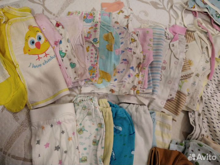 Вещи пакетом на девочку с рождения до 3 мес